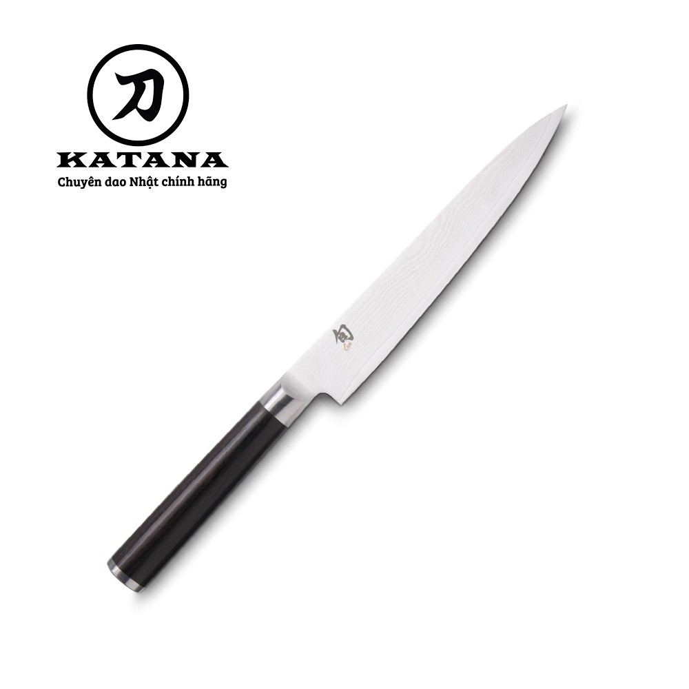 Dao bếp Nhật cao cấp KAI Shun Classic Ultility thép Damascus 69 lớp DM0701 (150mm)