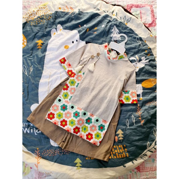 Áo dài bé gái size 2