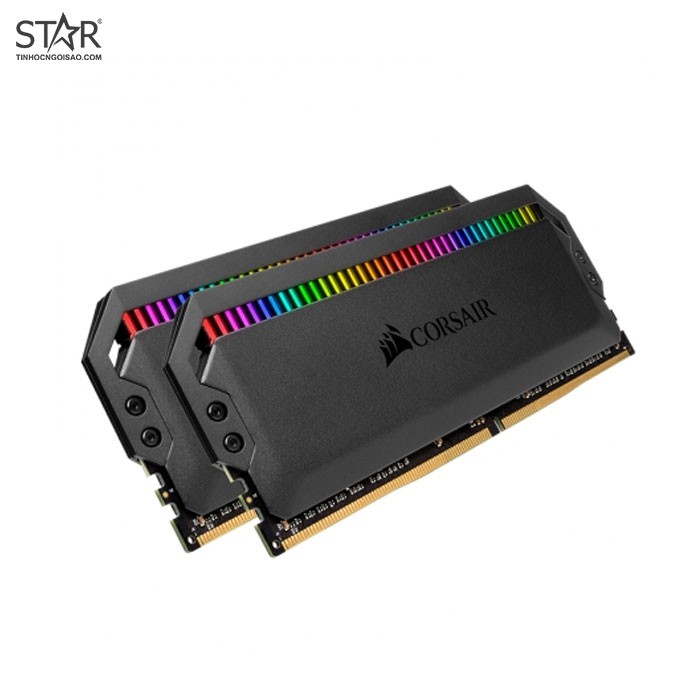 Ram DDR4 Corsair 16G/3200 Dominator Platinum RGB Ver 4.32 (Kit 2 x 8GB) CMT16GX4M2C3200C16