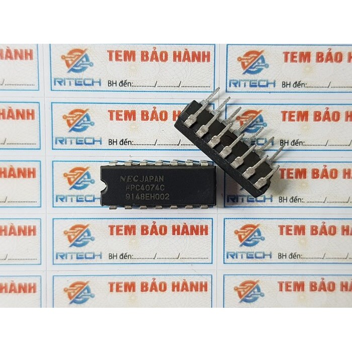 Combo 3 con] UPC4074C, 4074C Quad Operational Amplifier DIP-14