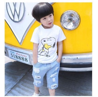 Áo thun SNOOPY in chuyển nhiệt