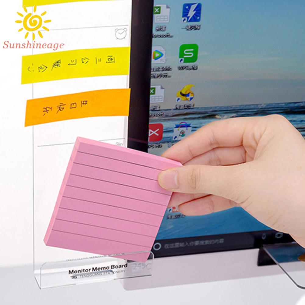 Multifunction Computer Monitor Memo Board - Transparent Computer Side Panel Memo