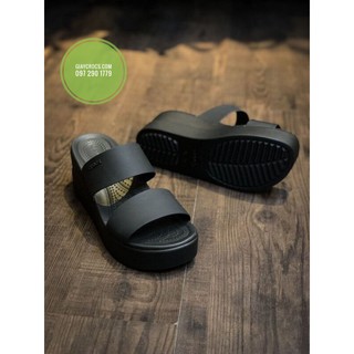 Sandal Nữ Brooklyn Mid Wedge W Màu Đen