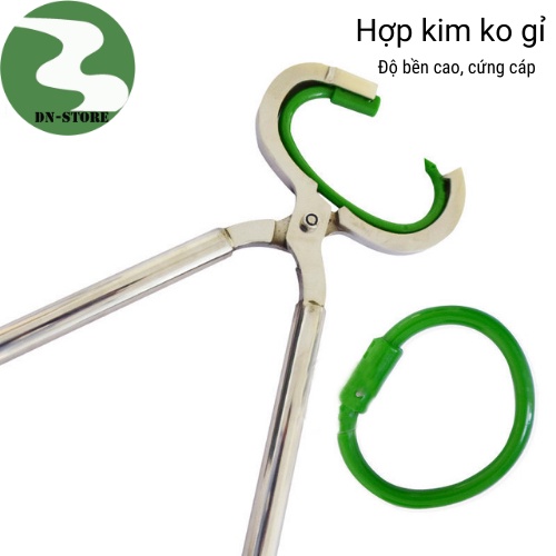 Kìm bấm mũi bò vòng nhựa Dương Ninh hỗ trợ xỏ mũi gia xúc KM202
