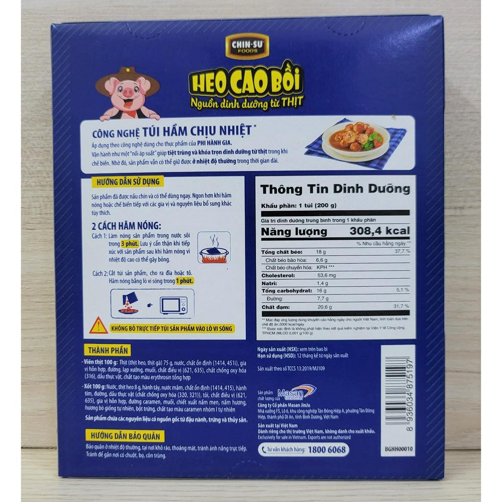 THỊT VIÊN 3 PHÚT HEO CAO BỒI Instant Pork Meatballs
