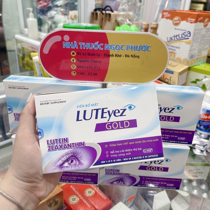 VIÊN BỔ MẮT LUTEYEZ - PHÒNG NGỪA CÁC BỆNH VỀ MẮT