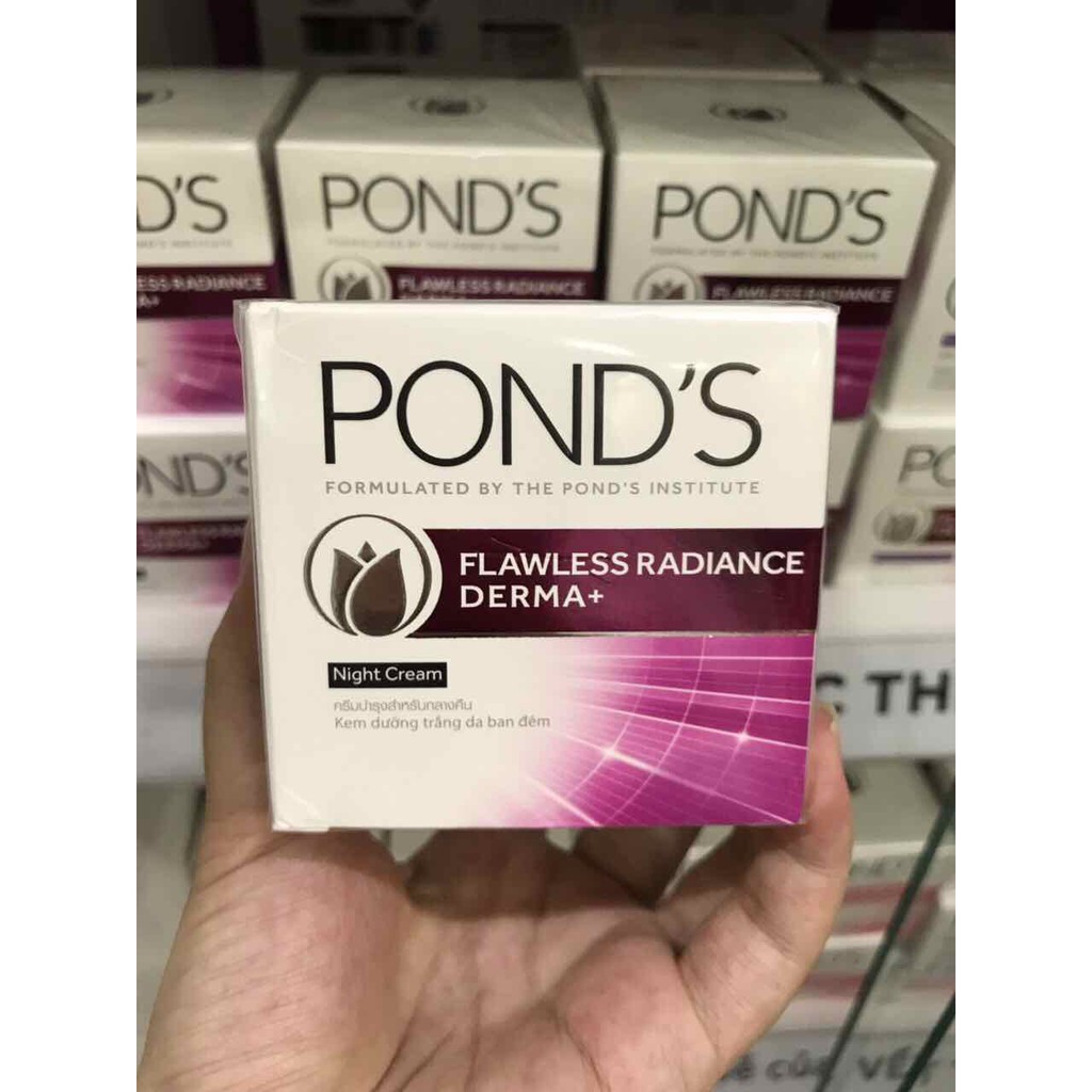 Kem Dưỡng Trằng Da Ponds Flawless Radiance Derma Mattifying Ban Đêm [ 50g ]