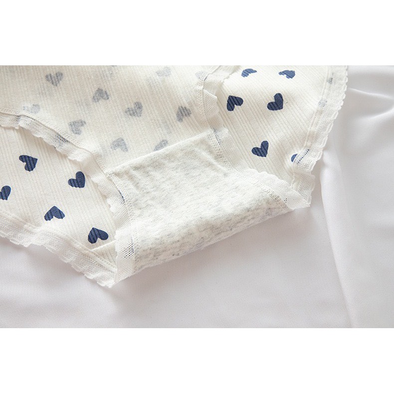 QUẦN LÓT NỮ ❤️FREESHIP❤️ Quần lót Nữ Cotton gân tăm tông xanh cạp bèo dễ thương mẫu 1788 | BigBuy360 - bigbuy360.vn