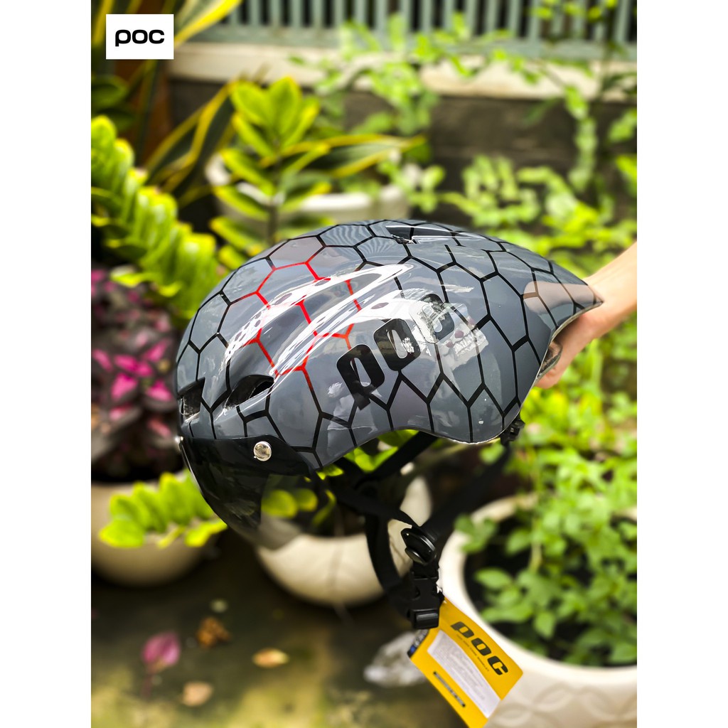 Nón bảo hiểm thể thao chính hãng Poc 01 tổ ong bóng