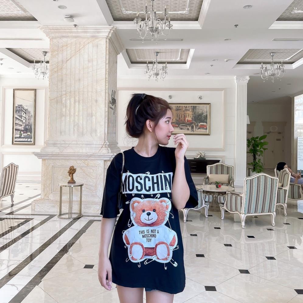 Áo Thun Moschino  - Gấu Teddy Full Mẫu Hàng Cao Cấp Vải Cotton 100%