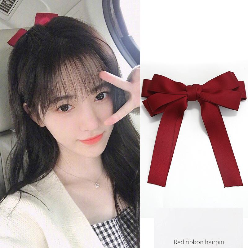 Kẹp Tóc Hình Nơ Dễ Thương Phong Cách Hàn Quốc Dành Cho Nữ