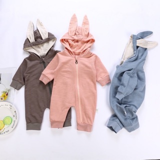 [NHẬP KIDTET hoàn 15% xu đơn 150k] Body cotton tai thỏ cao cấp cho bé ( hình thật)