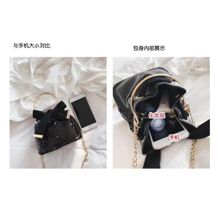 F9mm Mini cross strap feminine fashion chain