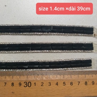 Đá dây ủi trang trí, size 1.4cm×dài 39cm