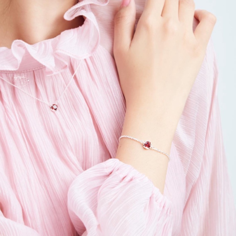 Vòng Tay Đá Garnet Thiên Nhiên Mang Năng Lượng SP003318 Gypsy,lala