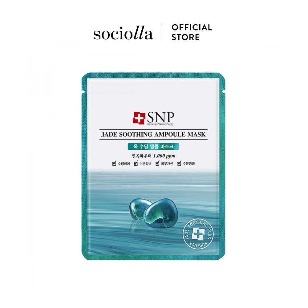 Mặt Nạ Dịu Da SNP Jade Soothing Ampoule Mask 25 ml