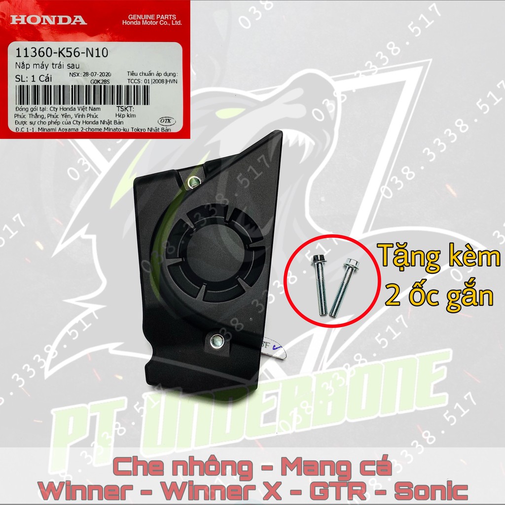 Nắp Che Nhông - Nắp Mang Cá Winner - Winner X - GTR - Sonic