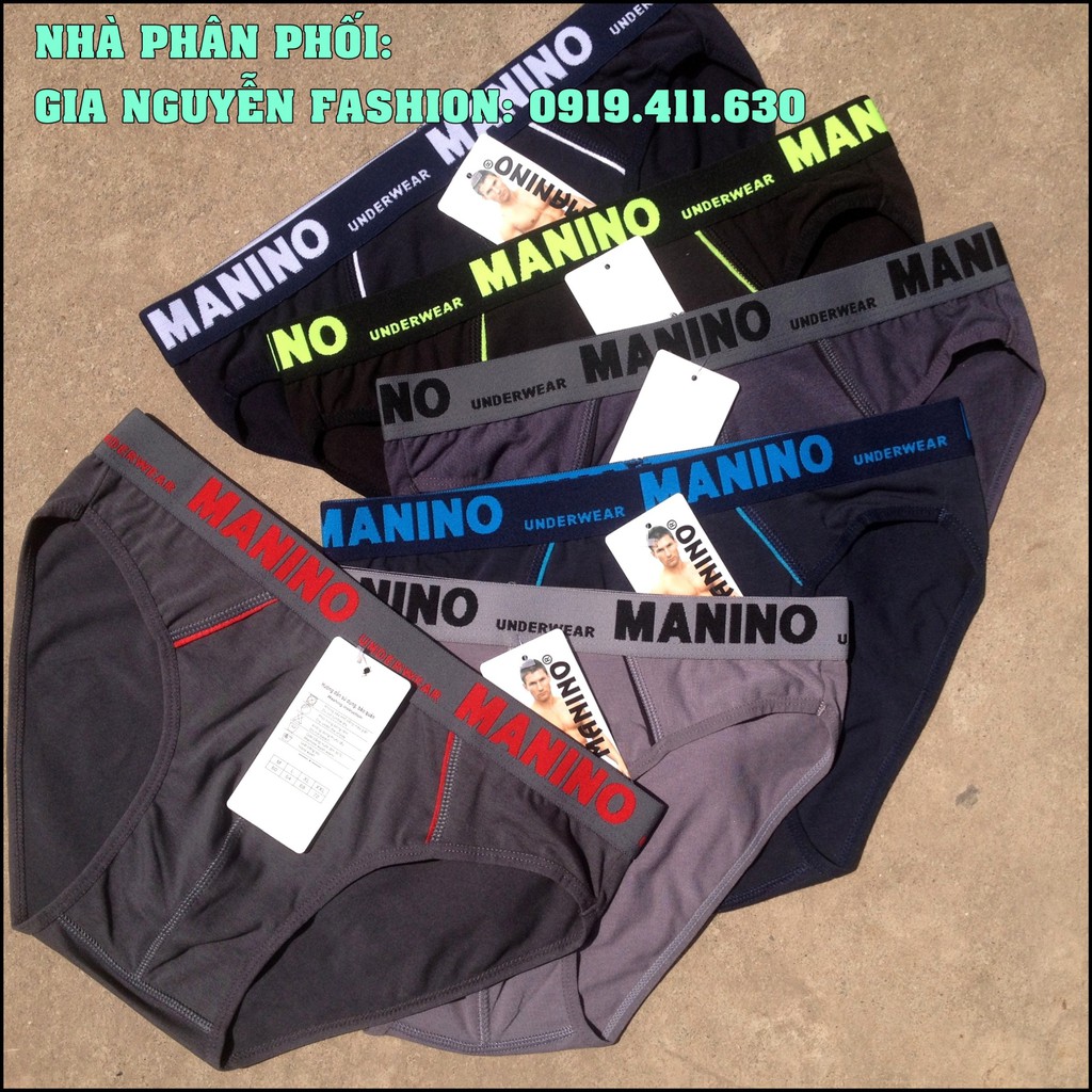 Bộ 5 quần lót nam MANINO Cao cấp - Cotton 4 Chiều