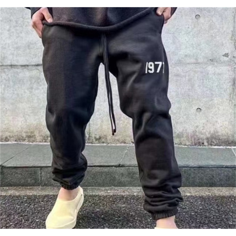 Hàng Bán Chạy Quần Jogger Cotton Lưng Thun Unisex SSENTIALS 1977Flocked