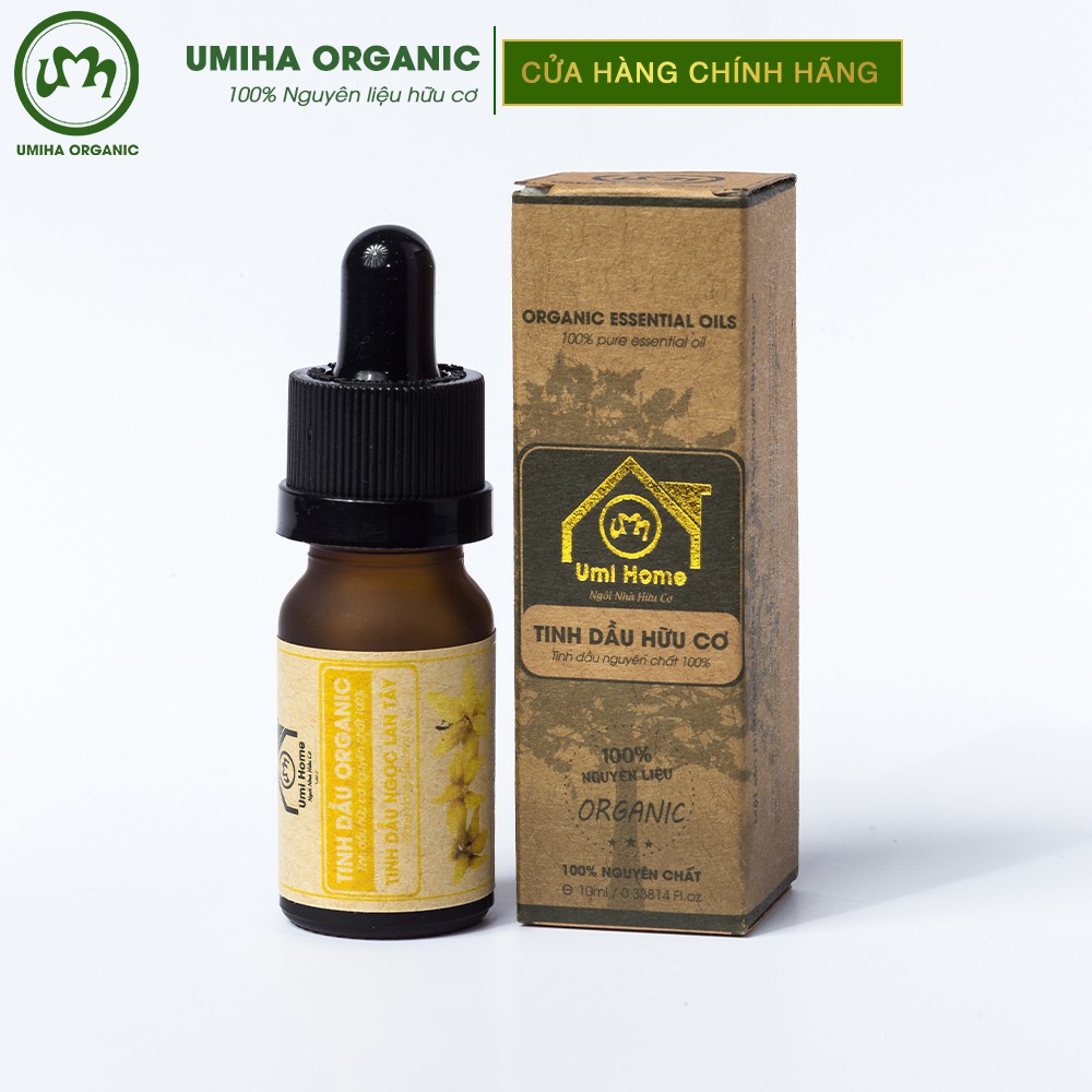 Tinh dầu Ngọc Lan Tây hữu cơ UMIHA nguyên chất | Ylang Ylang Essential Oil 100% Organic 10ml