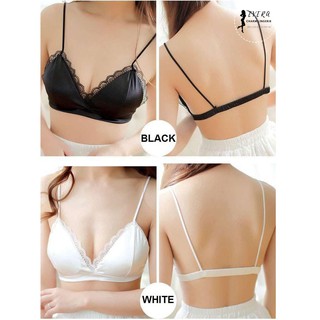 Siêu đẹp - bra satin viền ren siêu đẹp, siêu mát - bra satin viền ren