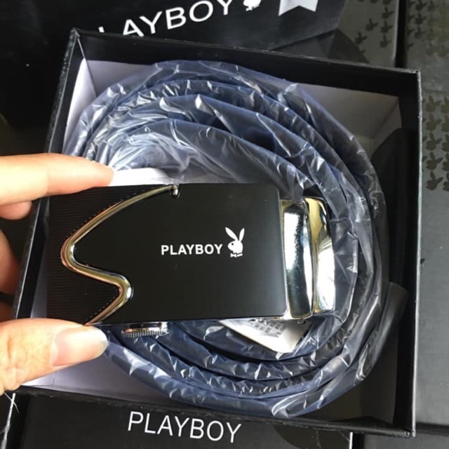 Thắt lưng da Playboy