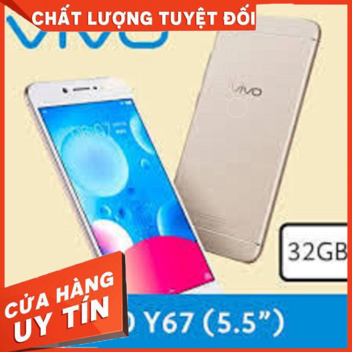 [ SIÊU GIẢM GIÁ  ] [ đánh PUBG - Free Fire chuẩn ] điện thoại Vivo Y67 2sim ram 4G/32G, màn hình 5.5inch, camera trước 1