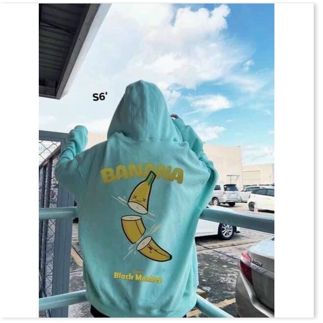 Áo hoodies dây kéo NỮ SIÊU XINH , CUTE HÌNH CHUỐI THỜI TRANG KME FASHION