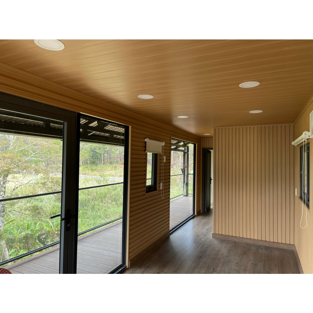 Lam sóng kosmos, lam trụ, Lam sóng cao, nhựa nguyên sinh cao cấp, Kt 205x30x3000mm