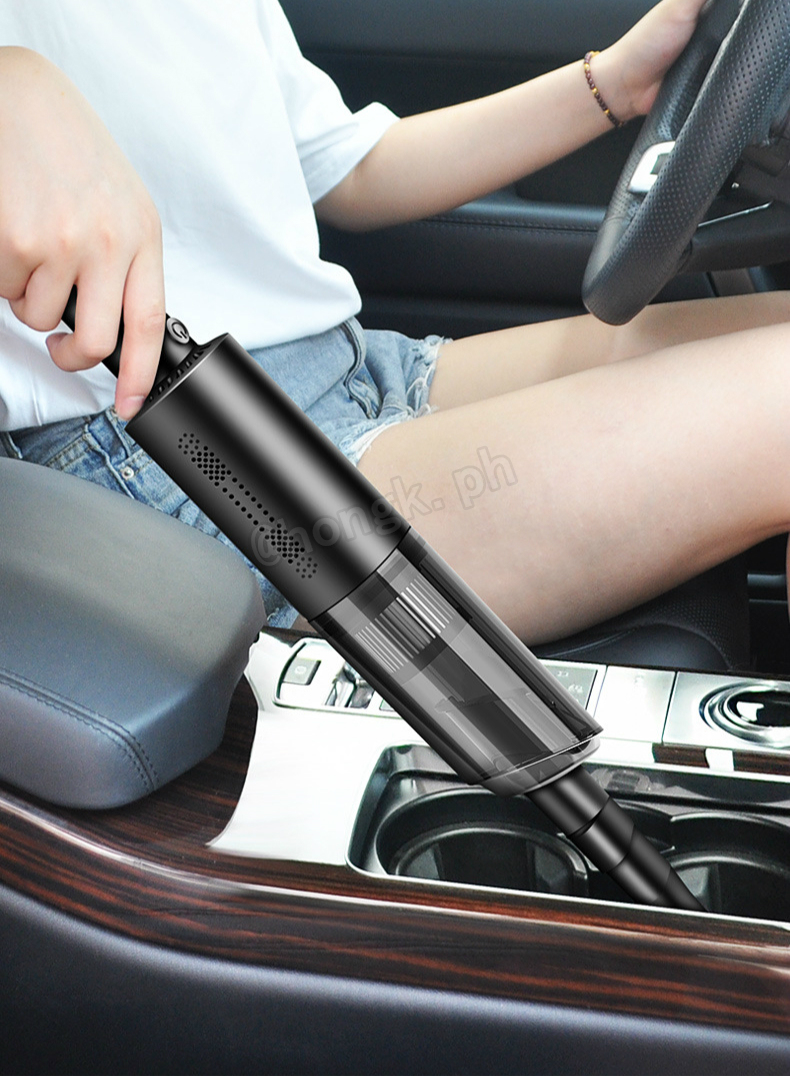 Máy hút bụi cầm tay lực mạnh thiết kế tiện lợi dùng vệ sinh xe hơi / nhà cửa | BigBuy360 - bigbuy360.vn