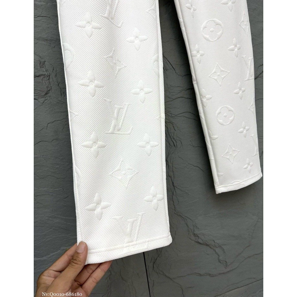 Quần Dài Nam Lv Họa Tiết In Chìm Cao Cấp - Quần Dài Lv Phối Họa Tiết Sang Trọng Lịch Sự Dành Cho Nam MINH TÂY STORE