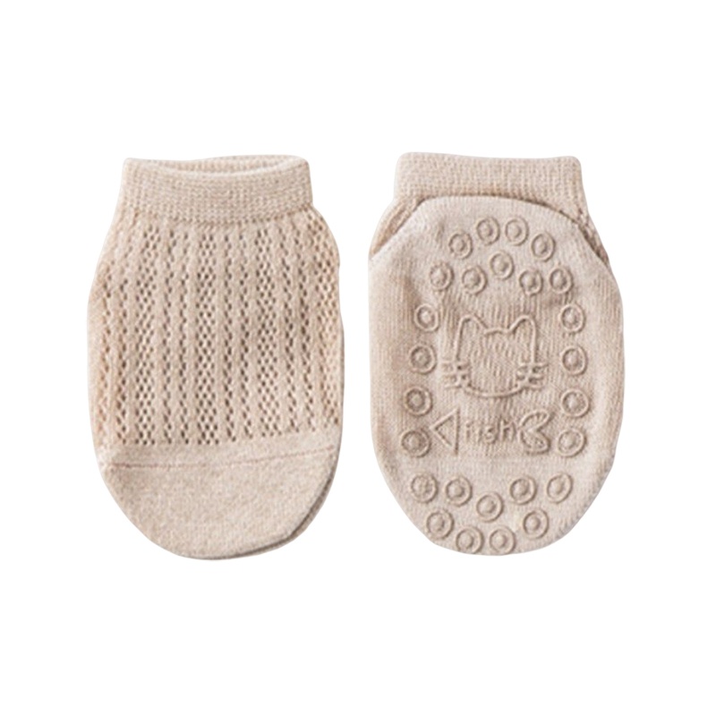 Tất Lưới Cotton Chống Trượt Thoáng Khí Thời Trang Mùa Hè Dành Cho Bé