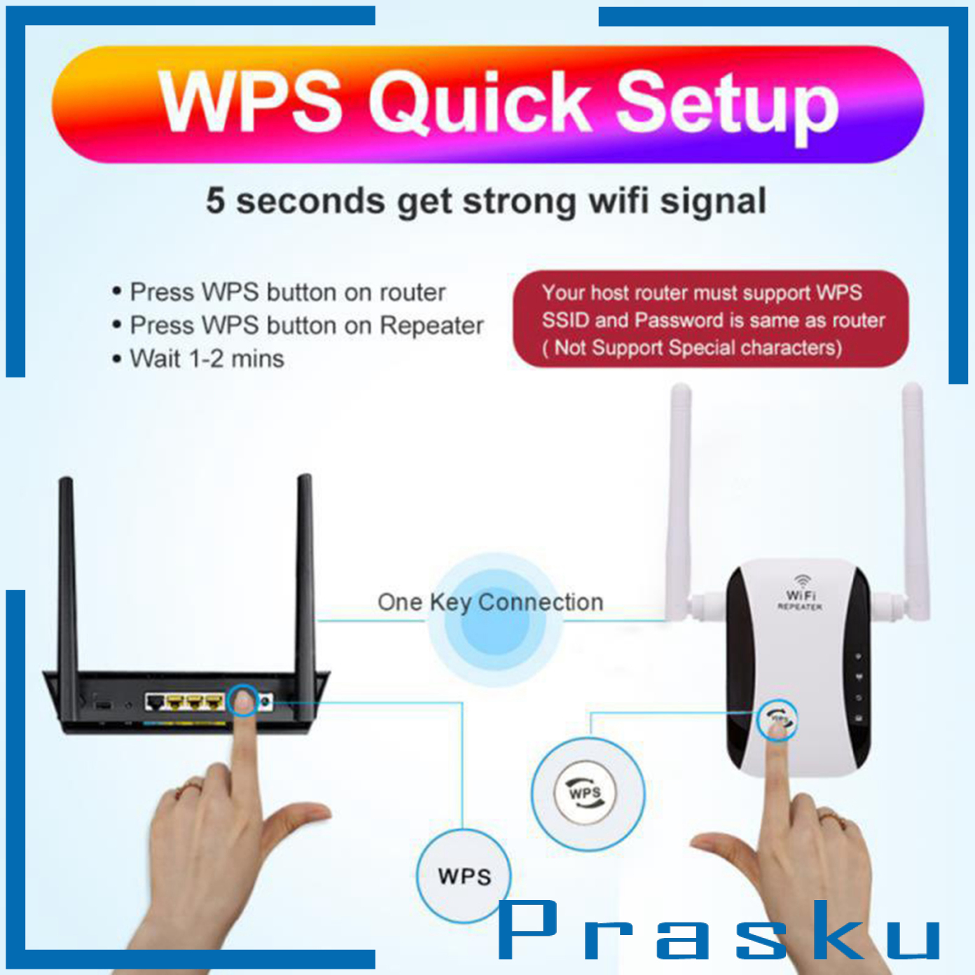 Bộ Khuếch Đại Sóng Wifi Không Dây 802.11