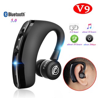 Tai nghe bluetooth không dây V9 dạng móc tai tiện dụng