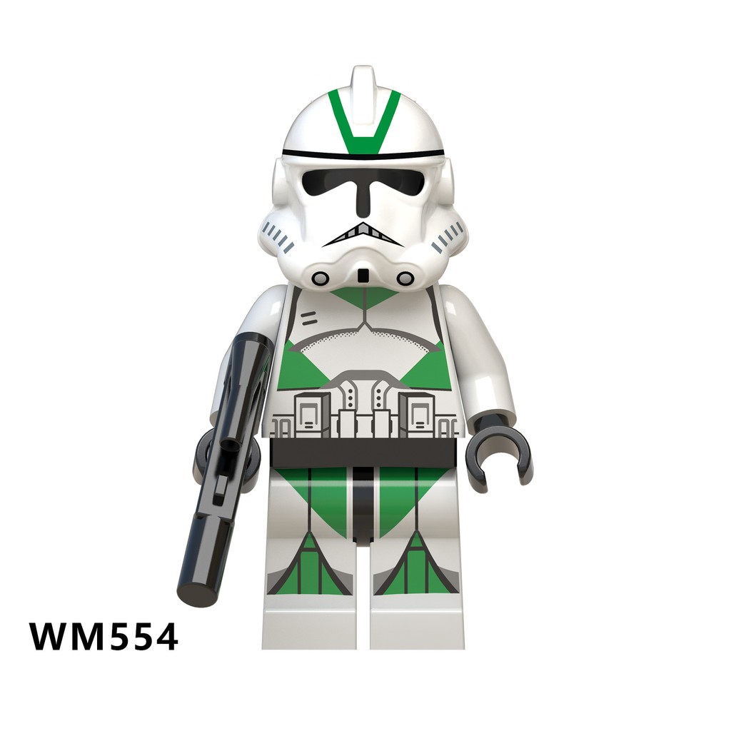 Minifigures Star Wars Các Mẫu Nhân Vật Trooper - Lắp Ráp Mini Star War WM6036