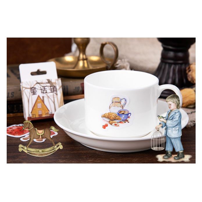 Bộ 46 Sticker Hàn Quốc Gia Đình dán trang trí E19