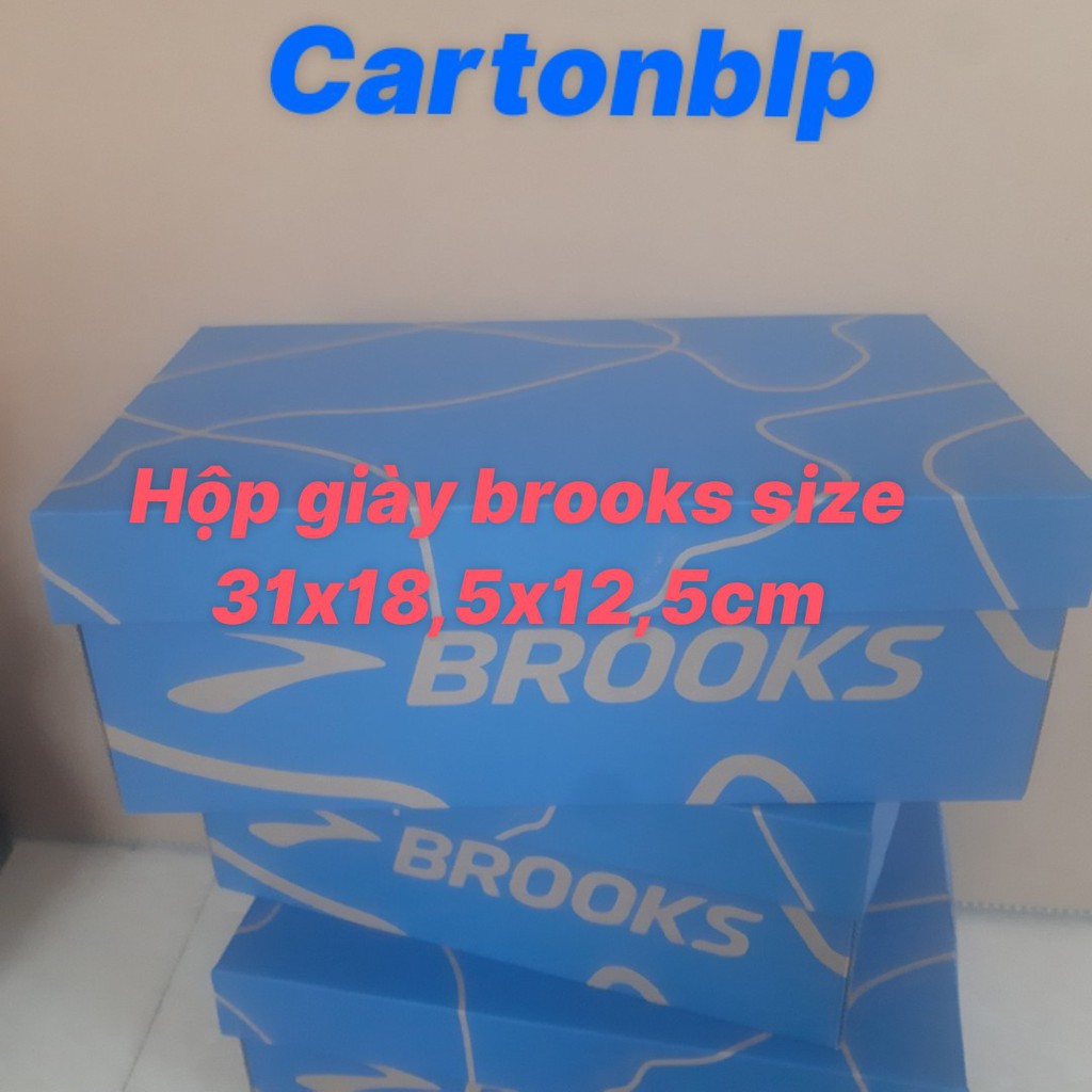 HỘP ĐỰNG GIÀY BROOKS SIZE 31X18,5X12,5CM