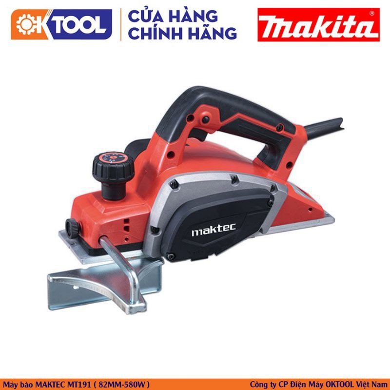 Máy bào gỗ Maktec MT191 chuyên dụng, chất liệu cao cấp, rắn chắc chịu được va đập bảo hành 6 tháng