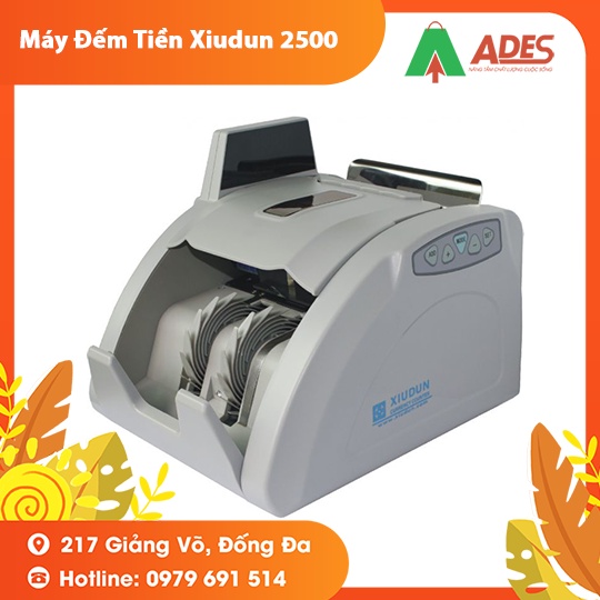 [Mã 154ELSALE2 giảm 7% đơn 300K] Máy Đếm Tiền tự động Xiudun 2500 chính xác nhất trên thị trường - BH 12 tháng