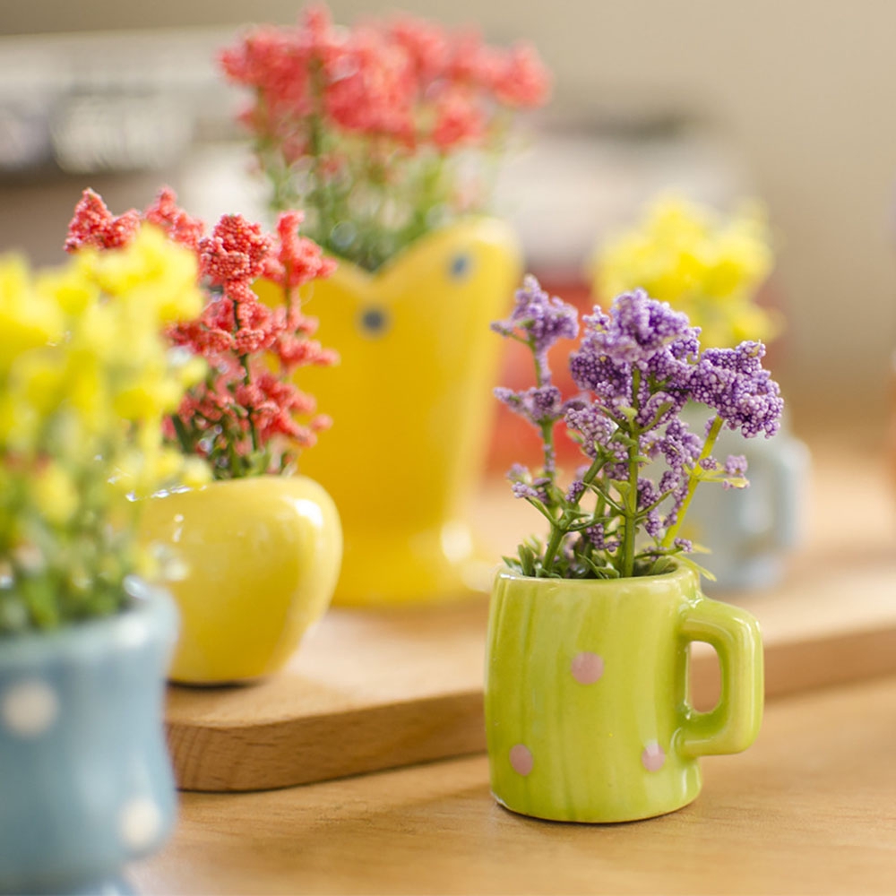 Chậu hoa bonsai nhân tạo trang trí đẹp mắt