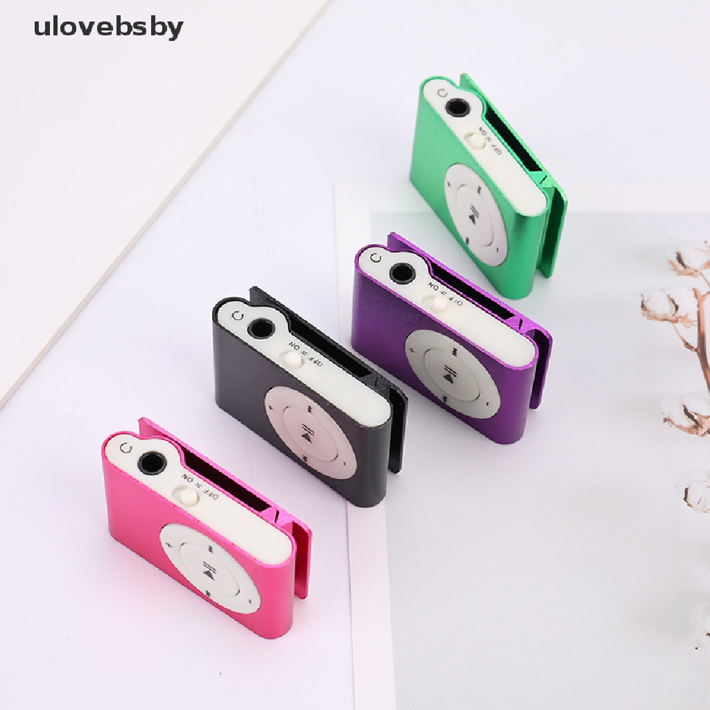[ulovebsby] USB Mini Portable MP3 Music Player Clip Support 32GB Micro TF Card Earphone [ulovebsby]