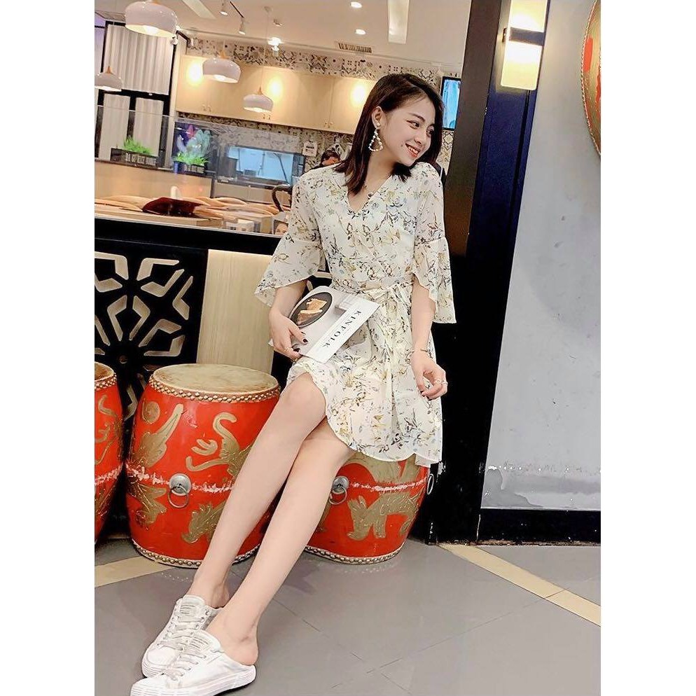 Đầm Thời Trang Midi Tay Lỡ 🏵️ Mẫu HOT 2021 🏵️ Đầm Họa Tiết Hoa, Thời Trang Bánh Bèo | BigBuy360 - bigbuy360.vn