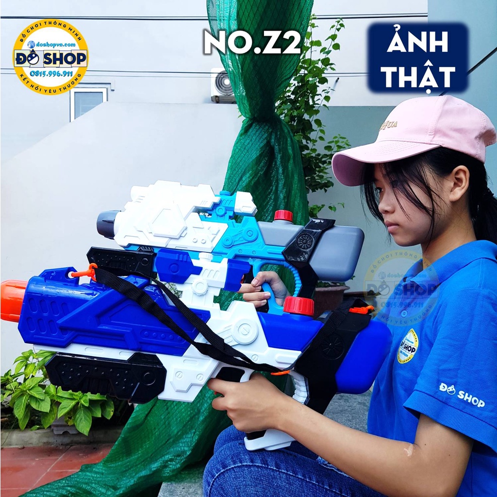 Đồ Chơi Súng Nước Cỡ Lớn Áp Lực Mạnh Z2 Dành Cho Bé - Đô Shop