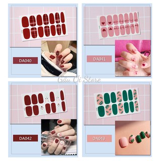 Bộ Nail Sticker dán móng tay dễ thương