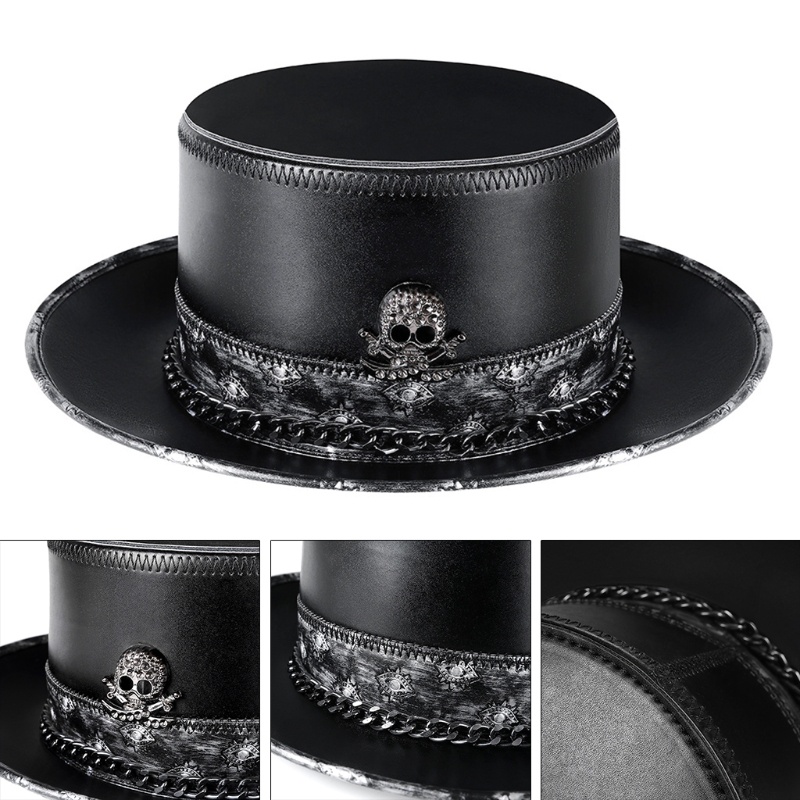 Mũ Bác Sĩ AOTO Plague Bằng Da Phong Cách Steampunk Hóa Trang Halloween Dành Cho Người Lớn