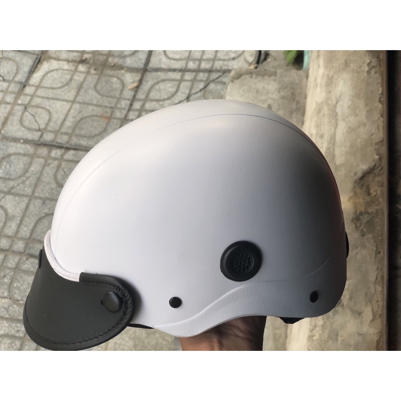 [Hàng Cao Cấp - Kho Sỉ] Nón Bảo Hiểm Nửa Đầu Loại Tốt có logo trong lót nón và lỗ thông gió