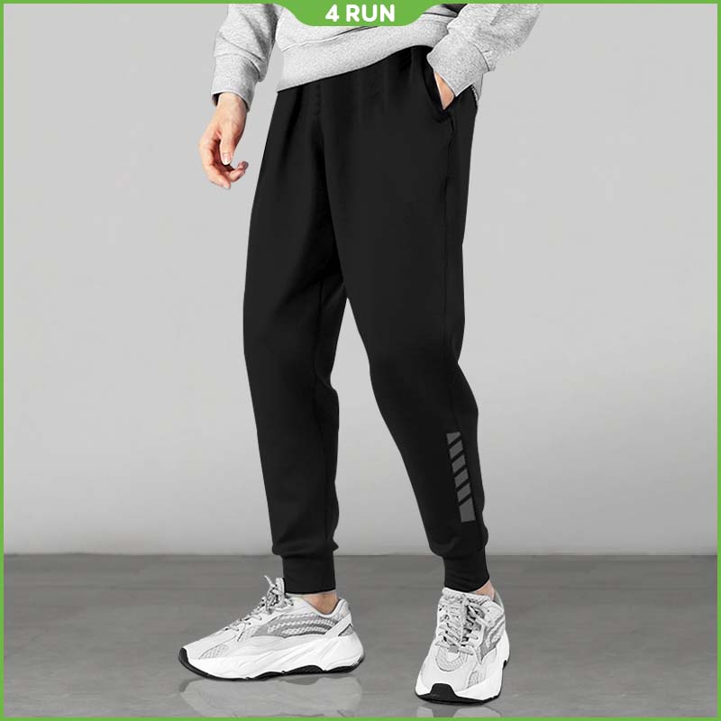 Quần Jogger nam đẹp 4RUN mã "TT58-W" thiết kế theo phong cách Hàn Quốc vải thun co Giãn, thoáng nhẹ, thoải mái vô cùng