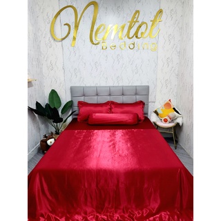 🔥hot🔥chăn ga phi lụa thái tuấn cao cấp loại 1 siêu mát mịn đủ size nệm, bộ 4, 5 món chăn chần bông _nemtot bedding