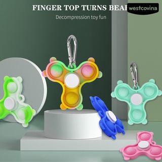 Con Quay Đồ Chơi Spinner Hình Gấu Trúc Giúp Giảm Stress