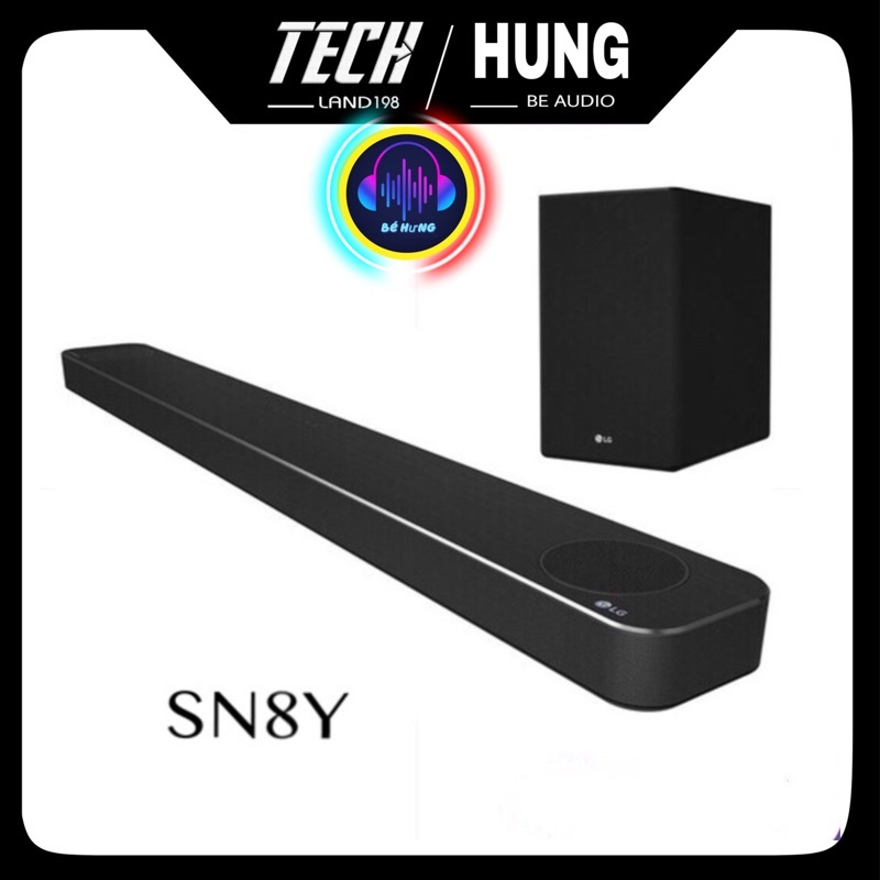 Loa thanh soundbar LG 3.1.2 SN8Y 440w hàng cao cấp chính hãng